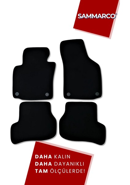 Volkswagen Golf 6 2009-2013 Halı Paspas Velur Paspas Kumaş Paspas Oto Paspas