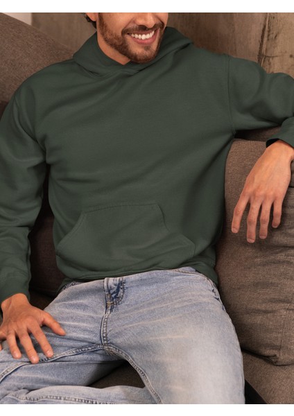 Wisipi Erkek Oversize Kapüşonlu Sweatshirt | Baskısız – Spor & Günlük Kullanım modelleri