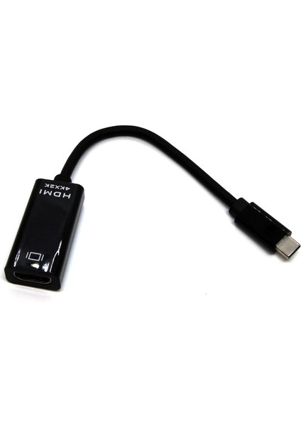 Beek USB Tip C Grafik Adaptörü, Tip C Erkek / HDMI Dişi, 4K x 2K@30Hz, Nikel Kaplama, 0.15 Metre, Siyah Renk&lt;br&gt; beek USB Type C Graphic Adapter, Type C Male / HDMI Female, 4K x 2K@30Hz, Nickel