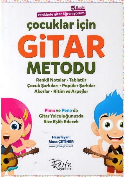 Çocuklar Için Gitar Metodu - Renklerle Gitar Öğreniyorum