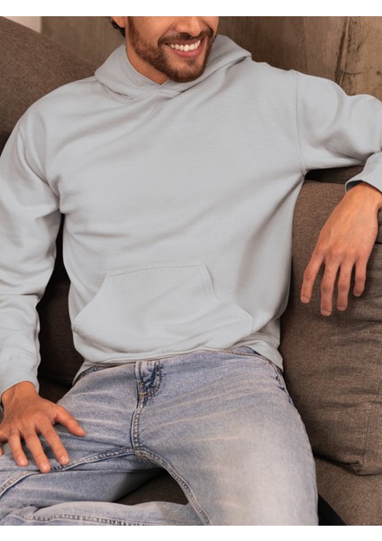Wisipi Erkek Oversize Kapüşonlu Sweatshirt | Baskısız – Spor & Günlük Kullanım fırsatları