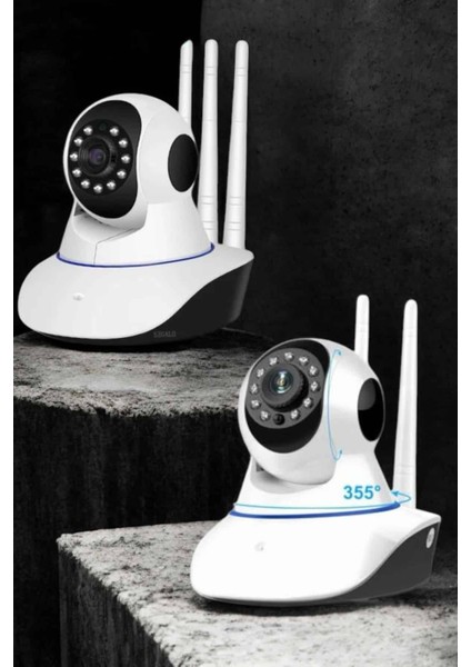 Wifi Kamerası Çift Yönlü Bebek Güvenlik Kamerası Gece Görüşlü fırsatları