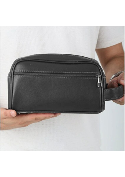 Hakiki Deri El Çantası Seyahat Çantası Kozmetik Çantası Tıraş Çantası Asker Çantası LD600