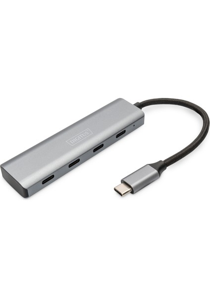 Digitus Usb-C 4-Port Hub, 4 x Usb-C Port, 3.1 Gen1, 5gbps&lt;br&gt; digitus Usb-C 4 Port Hub, 4 x Usb-C Port, 3.1 Gen1, 5gbps