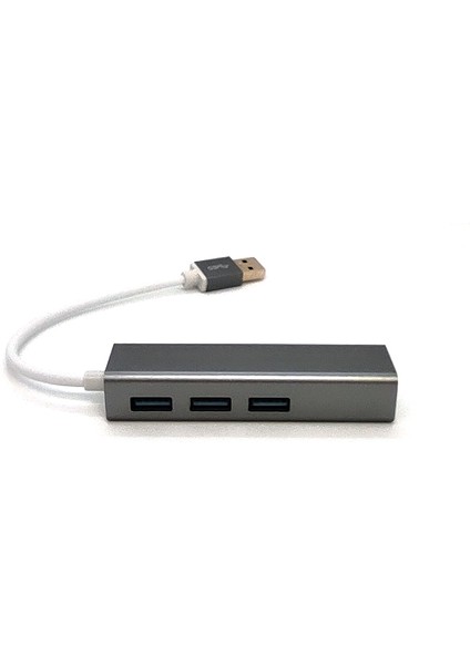 Beek 3 Port USB 3.0 Hub & Gigabit Lan Adaptörü&lt;br&gt; 3 x USB A Dişi&lt;br&gt; 1 x USB A Erkek&lt;br&gt; 1 x 10/100/1000 RJ45 Lan Port&lt;br&gt; win/mac Os