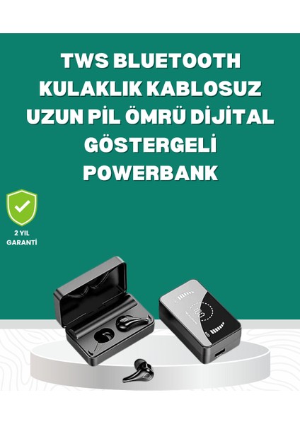 Ayna Tasarımlı Şarj Kutulu Bluetooth 5.1 Kulaklık