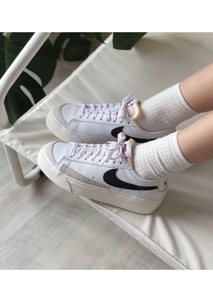 Blazer Low Platform Kadın Beyaz Sneaker
