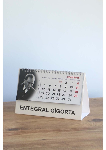 3 Adet Isim Baskılı 2026 Atatürk Masa Takvimi - Kişiye Özel Takvim (14X20 Cm) indirimleri