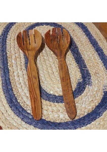 Zeytin Ağacı 24-25 cm 2’li Salata Kaşığı fırsatları