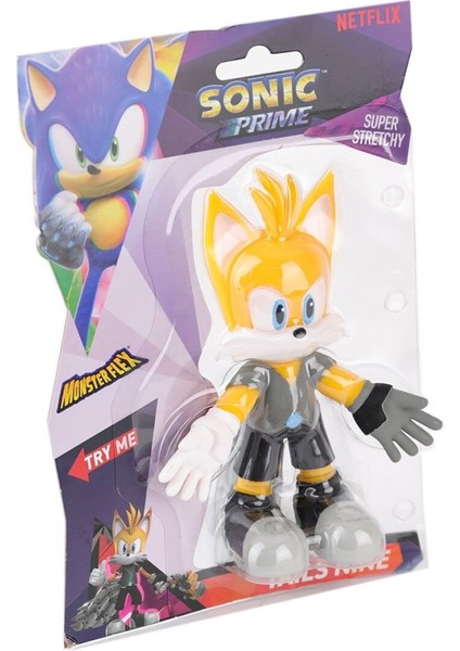 Nessiworld 89317 Sun-Dmx-Figür-Strech Monsterflex Süper Esnek Sonic Prime Sonic 4A