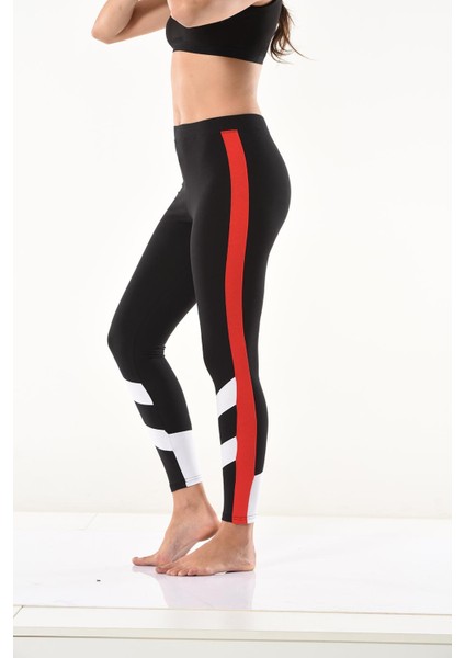 Derya Kurşun Şeritli Kadın Tayt 0588 fiyatları