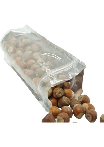 13*22.5*7 Şeffaf Metalize Kilitli Doypack 50 Adet