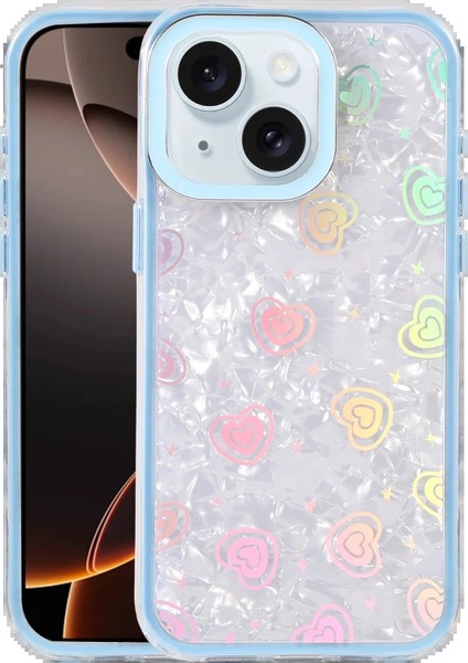 Apple iPhone 15 Lumi Desenli Kapak - YEŞIL-(5796)