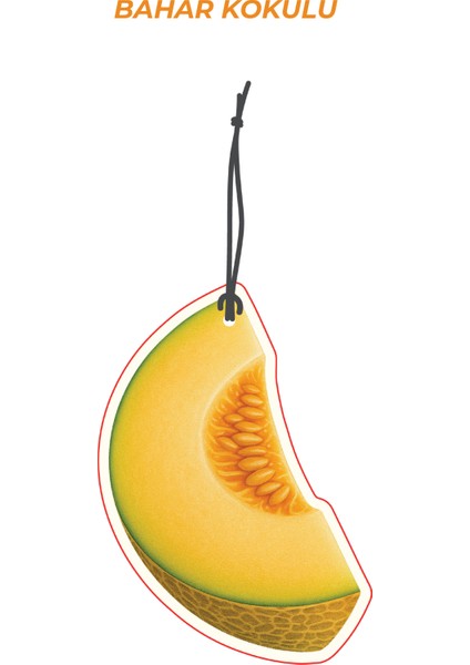 Kavun Tasarımlı Araç Içi Kokusu & Dekoratif Oto Kokusu Aksesuarı ve Araba Kokusu