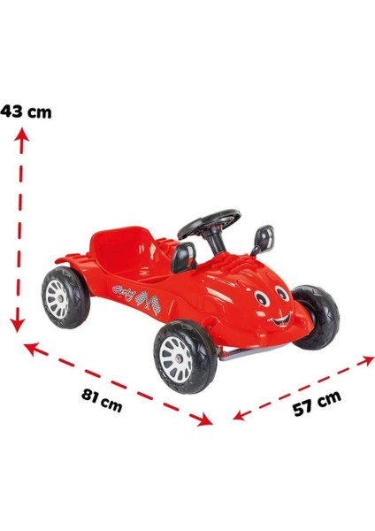 Nessiworld 07 302 Pilsan Herby Pedallı Araba Kırmızı fiyatları