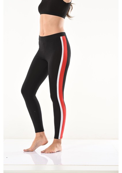 Derya Kurşun Şeritli Kadın Tayt 0594 fiyatları