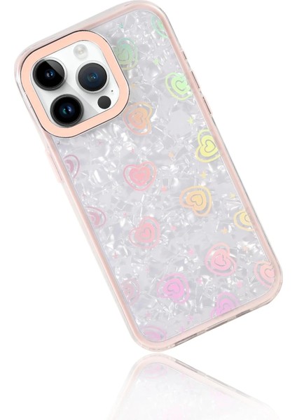 Apple iPhone 14 Pro Max Lumi Desenli Kapak - PEMBE-(5796) fiyatları