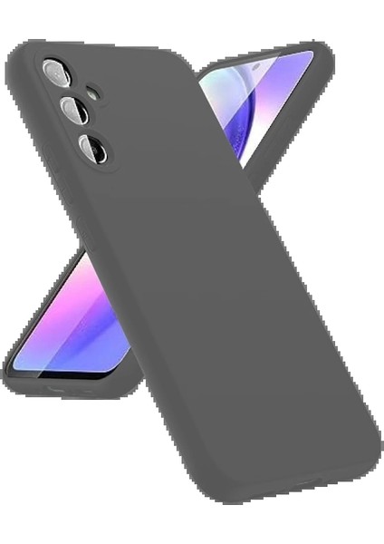Samsung Galaxy A24 4g Kılıf First Silikon - GRI-(5796)
