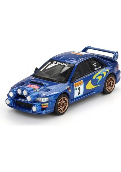 Nessiworld Mini Gt 1/64 Subaru Impreza WRC98 1998 Rally Monte-Carlo 3rd Place #3