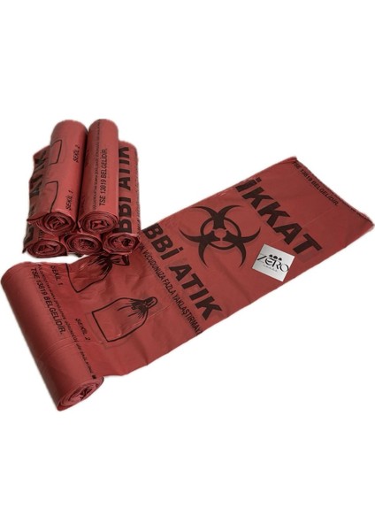 55X60 Orta Boy Tıbbi Atık Poşeti Tse Belgeli modelleri