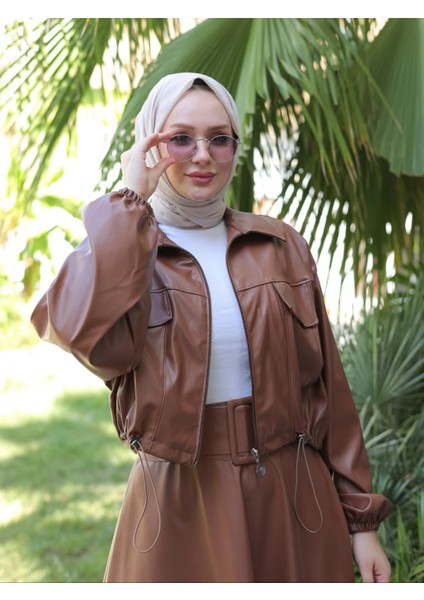 Beli Lastikli Deri Ceket fiyatları