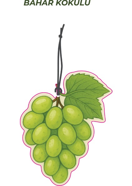 Üzüm Tasarımlı Araç Içi Kokusu & Dekoratif Oto Kokusu Aksesuarı ve Araba Kokusu