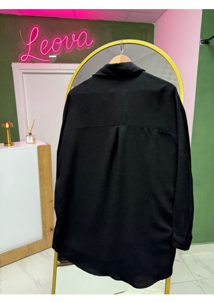 Oversize Siyah Gömlek fiyatları
