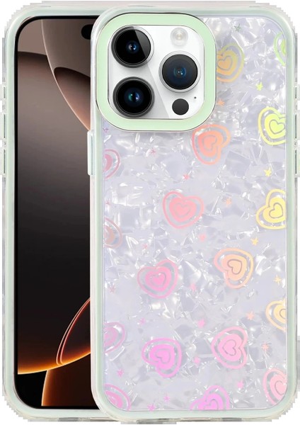 Apple iPhone 15 Pro Max Lumi Desenli Kapak - MAVI-(5796)