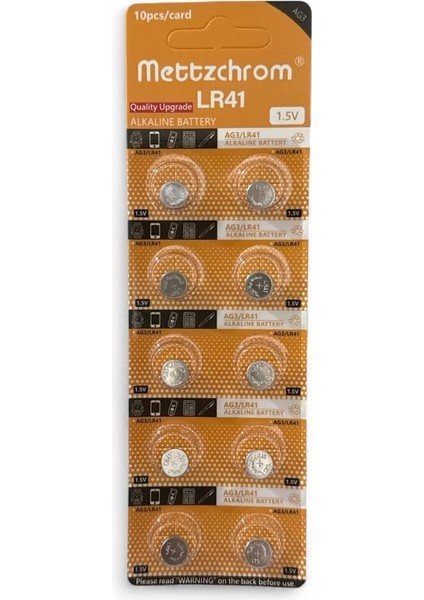 Ag3 LR41 384 L736 1.5V Alkaline Düğme Pil 20'li indirimleri