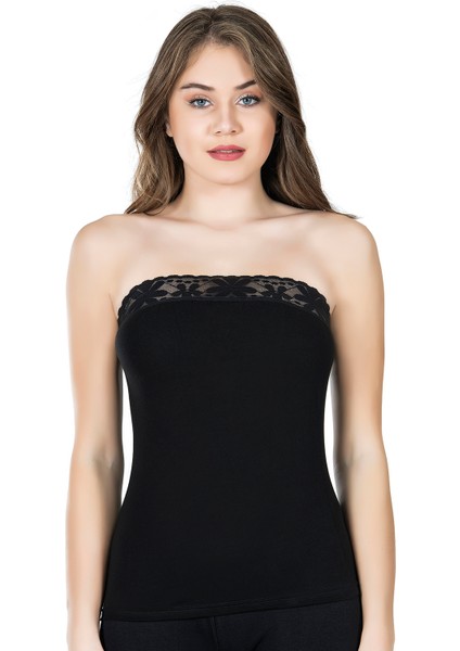 Derya Kurşun Dantelli Straplez Kadın Atlet 247 fiyatları