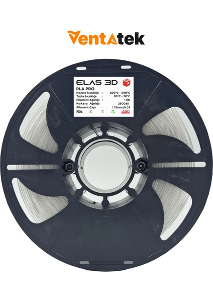 Şeffaf Pla Pro Filament - 1.75MM - 1 kg