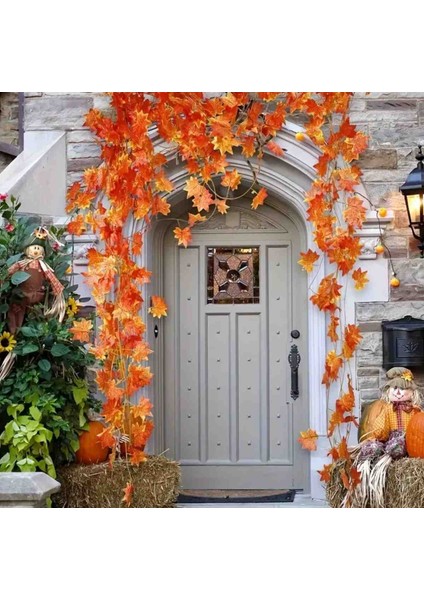 Turuncu Yaprak, Sonbahar Dekorasyonu, Hallowen Dekorasyonu