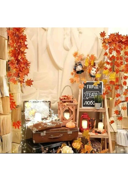 Turuncu Yaprak, Sonbahar Dekorasyonu, Hallowen Dekorasyonu modelleri