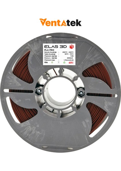 Kiremit Pla Pro Filament - 1.75MM - 1 kg