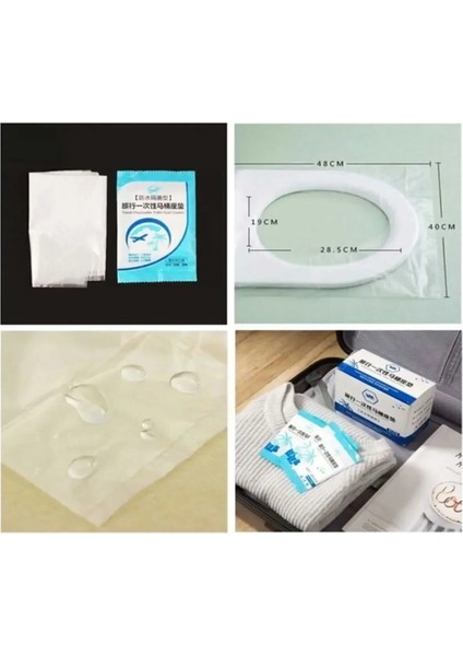 50 Adet Kullan At Klozet Örtüsü Klozet Poşeti Klozet Kapak Örtüsü Dispenseri fırsatları