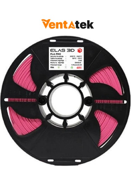 Pembe Pla Pro Filament - 1.75MM - 1 kg