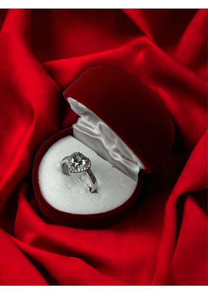 Kalpli Yüzük Çelik Zirkon Taşlı Silver Ciddi I?llişki Yüzüğü modelleri
