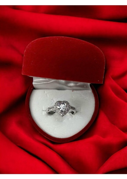 Kalpli Yüzük Çelik Zirkon Taşlı Silver Ciddi I?llişki Yüzüğü fırsatları