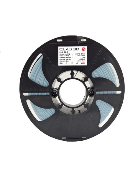 Pastel Mavi Pla Pro Filament - 1.75MM - 1 kg