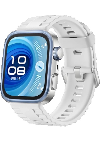 Huawei Fit 4 Nova Silikon Kordon - BEYAZ-(5796)