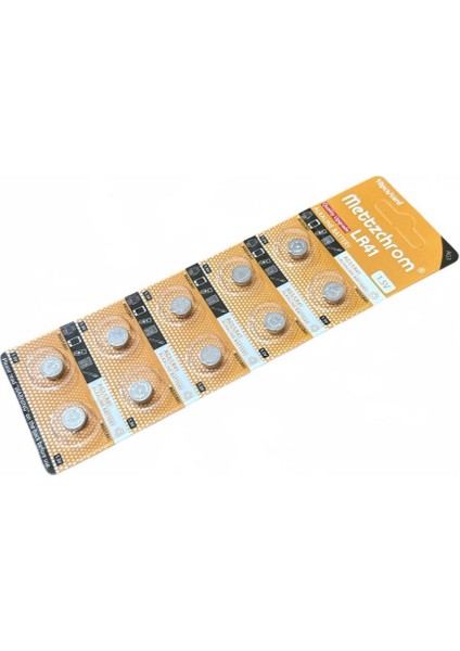 Ag3 LR41 384 L736 1.5V Alkaline Düğme Pil 50'li indirimleri