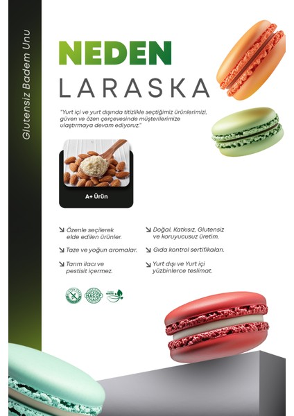 Glutensiz Badem Unu 500G- Almond Flour Gluten Free Vegan