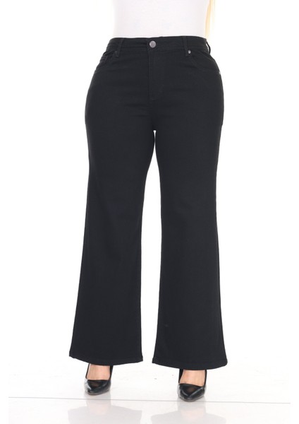 Normal Kesim Düz Paça Yüksek Bel Kadın Büyük Beden Kot Pantolon indirimleri