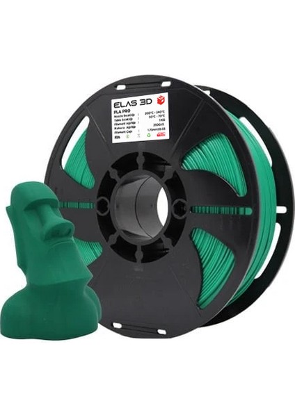 Yeşil Pla Pro Filament - 1.75MM - 1 kg fiyatları