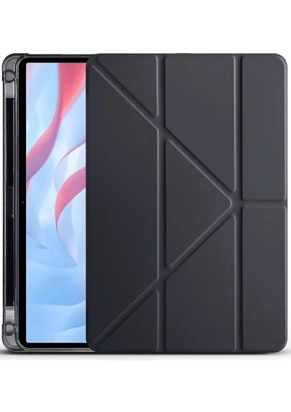 Huawei Honor Pad X9A Kalemlikli Mars Tablet Kılıfı - SIYAH-(5796)