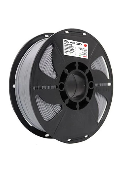 Gümüş Gri Pla Pro Filament - 1.75MM - 1 kg fiyatları