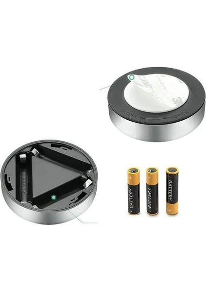 Gardrop - Çekmece - Dolap Köşe Aydınlatıcı Kablosuz Pilli LED Spot Mutfak Lamba Stick fırsatları