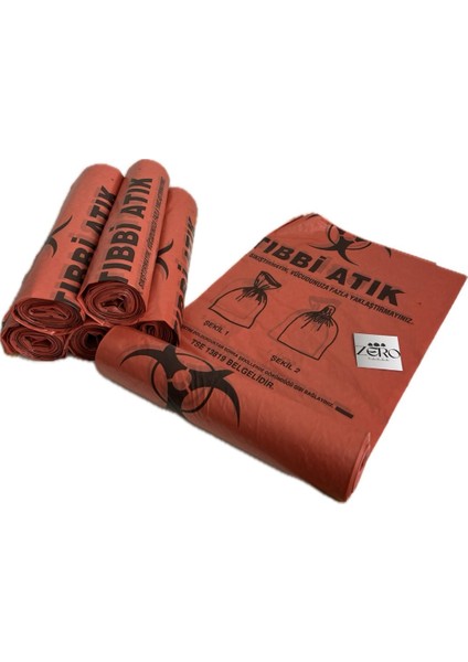 65X80 Tıbbi Atık Poşeti Büyük Boy Tse Belgeli fiyatları