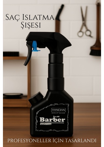 Berber Kuaför Saç Islatma Şişesi 500 ml Valf Sistemli, Geniş Alanlı Sis Püskürtme | Tek Sıkışta Maksimum Etki 722160