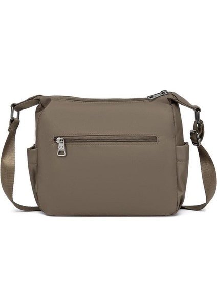 Saten Yumuşak Kumaş Postacı Kadın Çantası Şık ve Zarif Hafif Malzeme